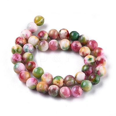 Jade Beads Strands G-D264-10mm-XH19-1