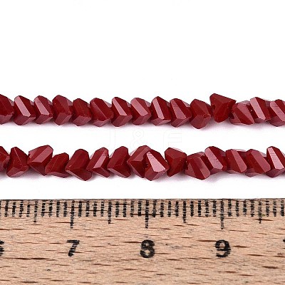 Opaque Glass Beads Strands LS-GLAA-N019-4mm-15-1