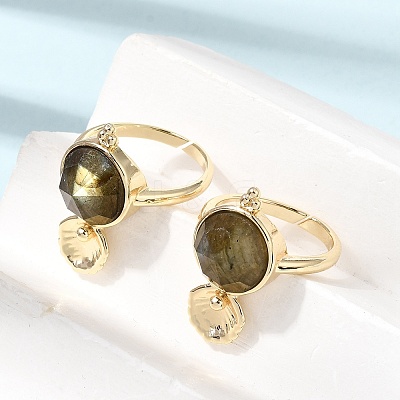 Brass Cuff Rings for Women GG-CBA7610-10G-07-1