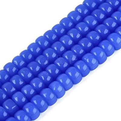 Imitation Jade Glass Beads Strands GLAA-NH0002-A01-B05-1