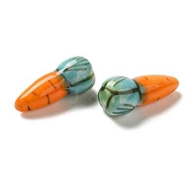 Food Theme Handmade Porcelain Beads X-PORC-NH0001-02-1