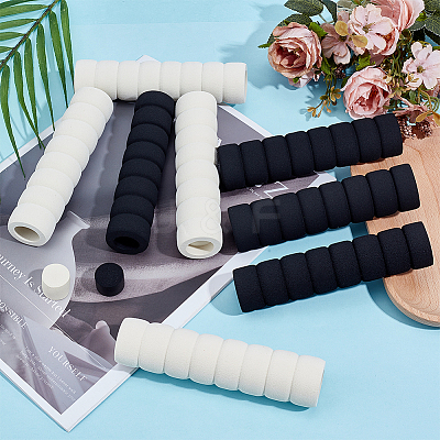 12Pcs 2 Colors Sponge Door Handle Cover AJEW-WR0002-87-1