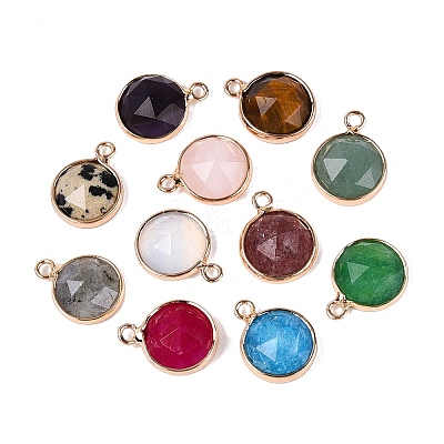 Natural & Synthetic Mixed Stone Pendants G-Q606-32KCG-1