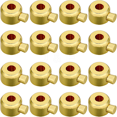 Brass Crimp Beads KK-SC0004-42G-1