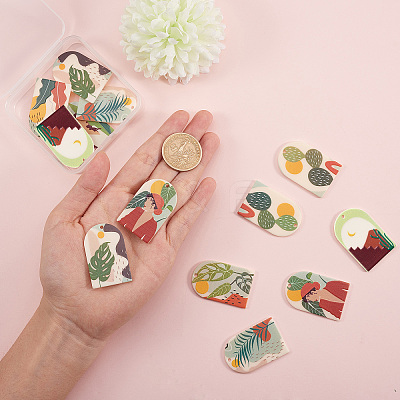 Acrylic Pendants KY-CJ0001-23-1