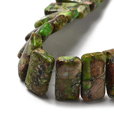 Synthetic Imperial Jasper Beads Strands G-Q050-A01-05-1