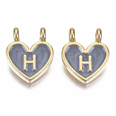 Alloy Enamel Charms ENAM-T012-02H-RS-1