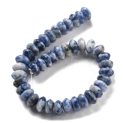 Natural Blue Spot Jasper Beads Strands G-P559-A15-02-1