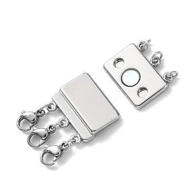 Zinc Alloy Box Magnetic Clasps Converter LS-PALLOY-C159-02P-1