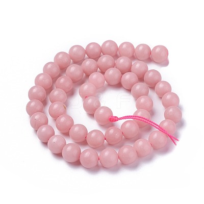 Natural Pink Opal Beads Strands G-G772-01-C-1