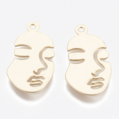 Brass Pendants X-KK-Q750-008G-1