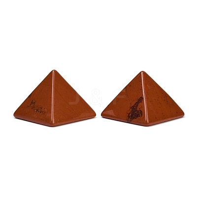 Natural Red Agate Orgonite Pyramid Display Decorations G-C186-07D-1