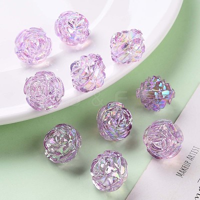 Transparent Acrylic Beads TACR-S154-31C-935-1