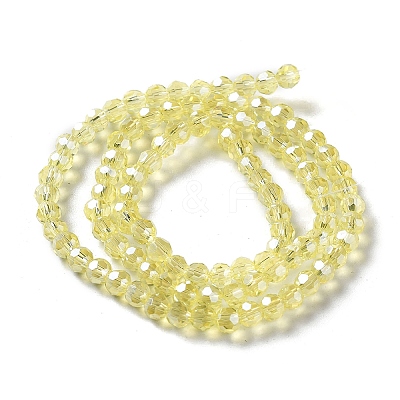 Electroplate Glass Bead Strands LS-EGLA-R015-4mm-26-1