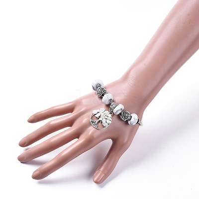 Brass European Bracelets BJEW-JB04795-04-1