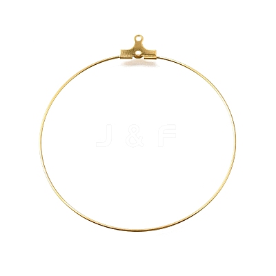 PVD Vacuum Plating 304 Stainless Steel Pendants STAS-T031-20-50mm-G-1
