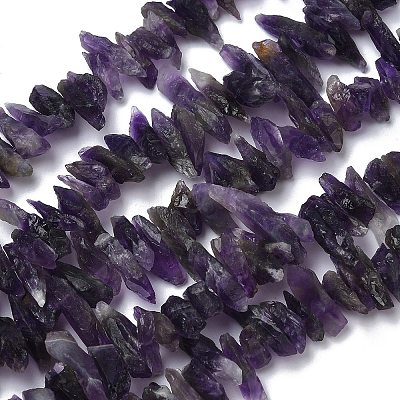 Natural Amethyst Beads Strands G-B169-A01-1