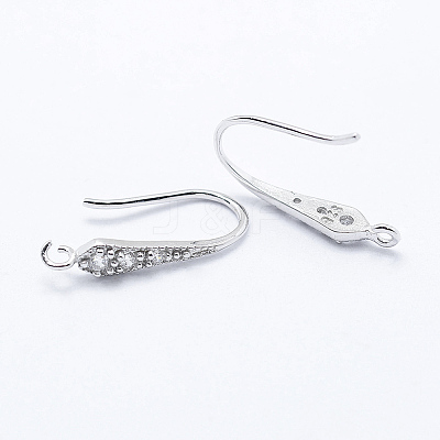 Anti-Tarnish Rhodium Plated 925 Sterling Silver STER-L054-16P-1
