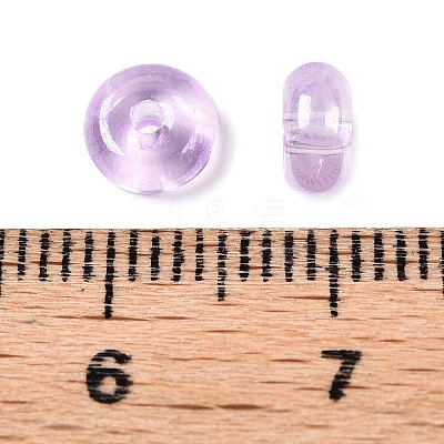 Transparent Dyed Colours Glass Seed Beads SEED-T007-02I-1