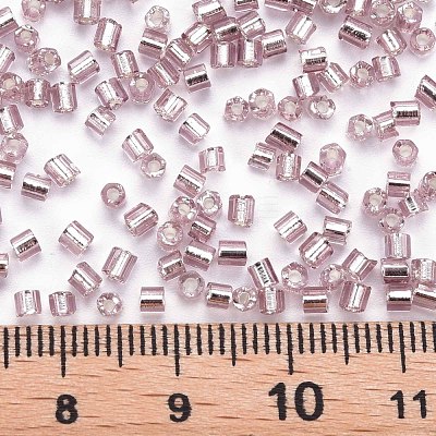 8/0 Glass Bugle Beads SEED-S032-07A-56-1