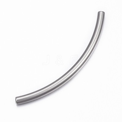 Tarnish Resistant 304 Stainless Steel Tube Beads STAS-G137-39P-1