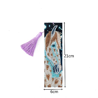 DIY Diamond Painting Bookmark with Tassel Pendants Kits PW-WGDB986-01-1