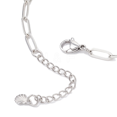 304 Stainless Steel Charm Bracelets BJEW-JB12220-1