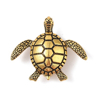 Tibetan Style Alloy Sea Turtle Brooches JEWB-S023-06A-1