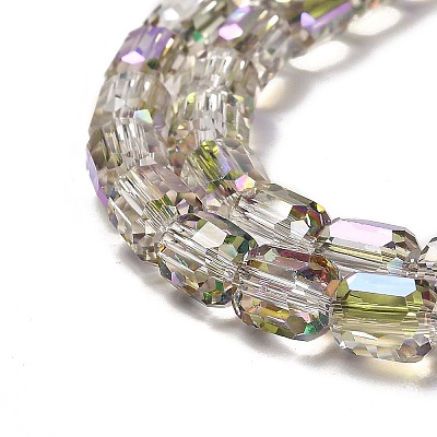 Electroplate Glass Beads Strands EGLA-D030-19P-1