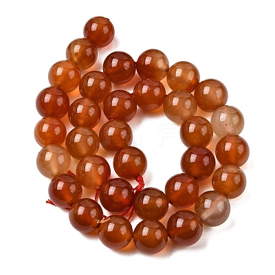 Natural Carnelian Beads Strands G-N0006-12mm-17-1