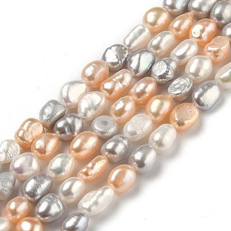 Natural Cultured Freshwater Pearl Beads Strands PEAR-L033-31A-1