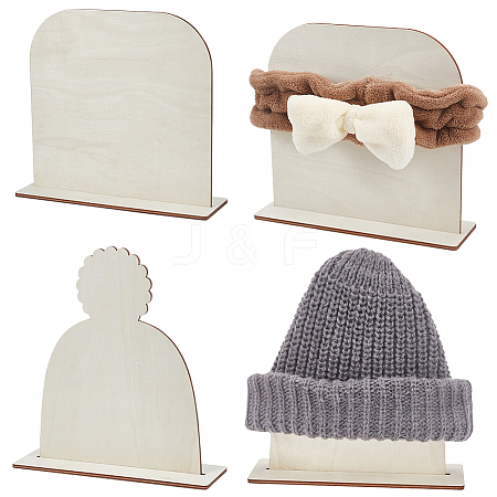 Wood Hat Stand Display Set ODIS-WH0099-24-1
