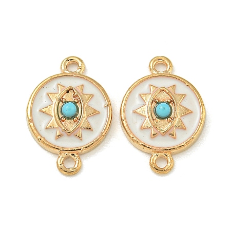 Alloy Enamel Links Connector Charms ENAM-S003-01K-1