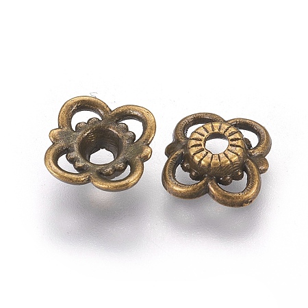 Tibetan Antique Bronze Metal Caps LS-MLF1035Y-1