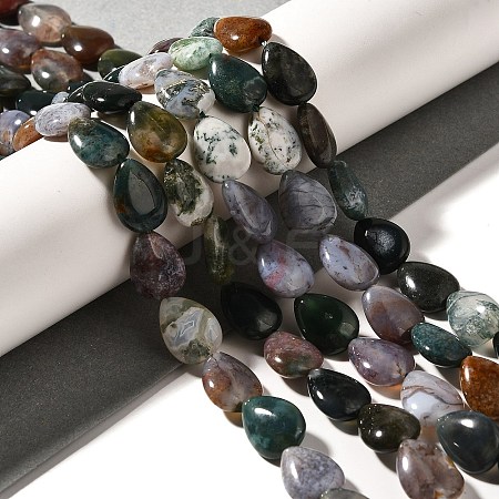 Natural Indian Agate Beads Strands G-I377-A08-1