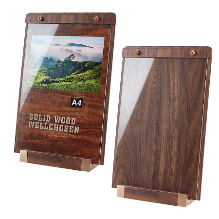 A4 Acrylic Price Display Stands ODIS-WH0086-718-1