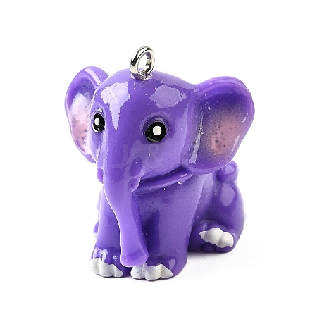 Resin Pendants FIND-U031-15A-P-1