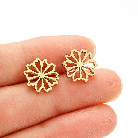 Women's 304 Stainless Steel Stud Earrings WGDCE41-03-1