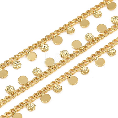 Brass Curb Chains CHC-P014-01F-G-1