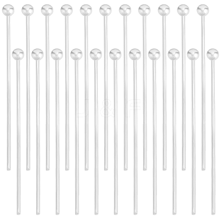 200Pcs Brass Ball Head Pins FIND-BBC0015-90B-1