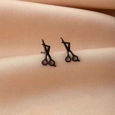 Stainless Steel Small Animal Stud Earrings for Women PW-WG87B69-32-1