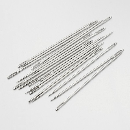 Carbon Steel Sewing Needles AJEW-L037-10-1