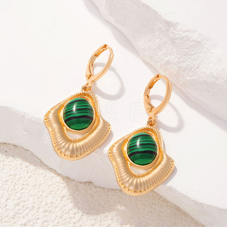 Zinc Alloy Resin Hoop Earrings FS-WG5C4FF-03-1