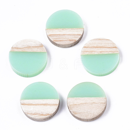 Resin & Wood Cabochons RESI-R425-05D-1