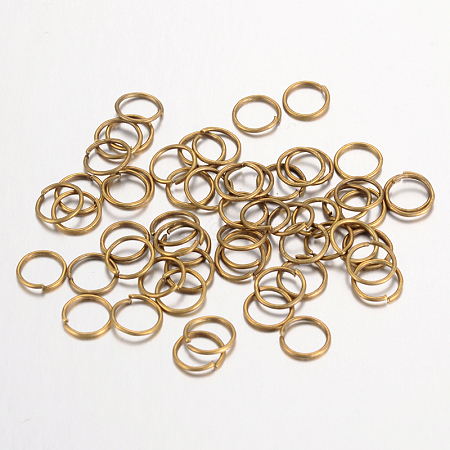 Iron Open Jump Rings LS-IFIN-A018-10mm-AB-NF-1