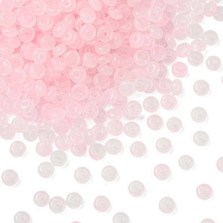 100G Baking Paint Imitation Jade Glass Beads DGLA-YW0001-54A-1