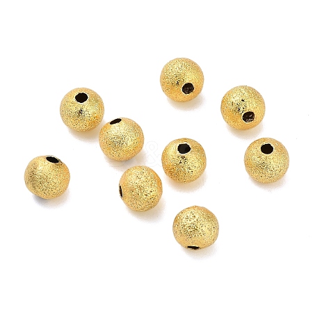 Round Brass Beads KK-A276-01B-G-1