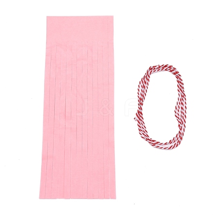 Paper Tassel Banner AJEW-WH0007-01N-1