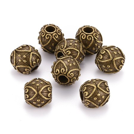 Tibetan Style Alloy European Beads TIBE-I025-19AB-1