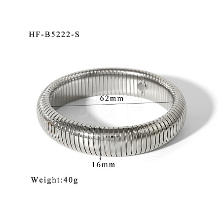 304 Stainless Steel Stretch Bangles FS-WG92846-06-1